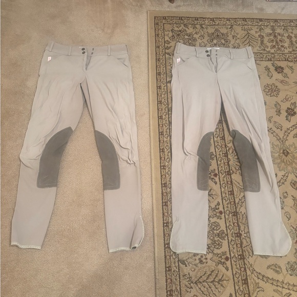 The Tailored Sportsman Beige Riding Breeches size 26 Long lot of 2 - Picture 1 of 16